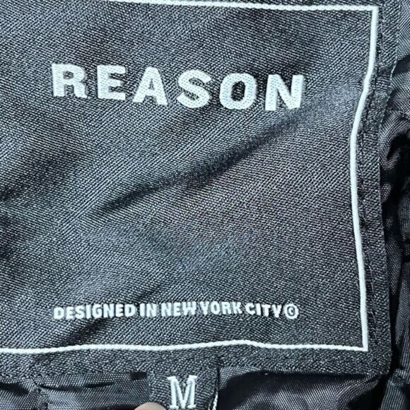 NWOT Reason Quited Button Front Shirt Jacket Shacket Mens Sz M - Picture 5 of 5